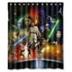 thumbnail image 1 of Cortina de ducha de Star Wars, juego de cortina de baño con ganchos, tamaño 60 x 72 pulgadas, 1 of 3