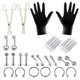 thumbnail image 5 of Kit De Perforación Corporal Profesional De 42 Piezas Silver-1.2x6 + 3, 5 of 5
