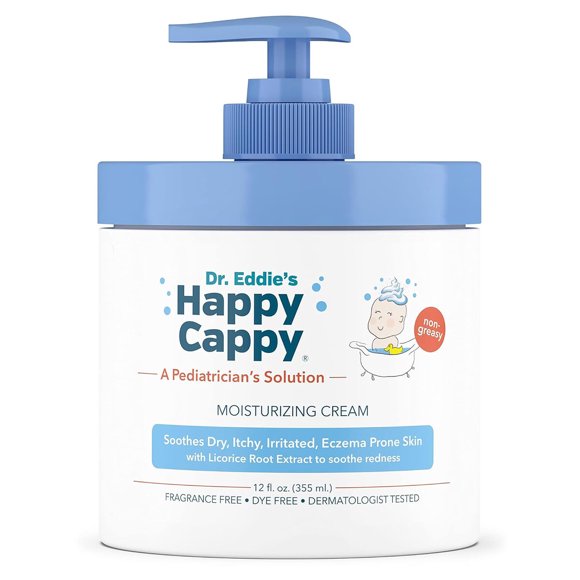 Happy Cappy Moisturizing Cream Dry Skin Lotion for Kids