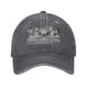 thumbnail image 1 of Baile de la Familia Esqueleto Espeluznante Sombrero vaquero para adultos con ala curvada moldeable, sombrero de sol al aire libre para hombres y mujeres, 1 of 6