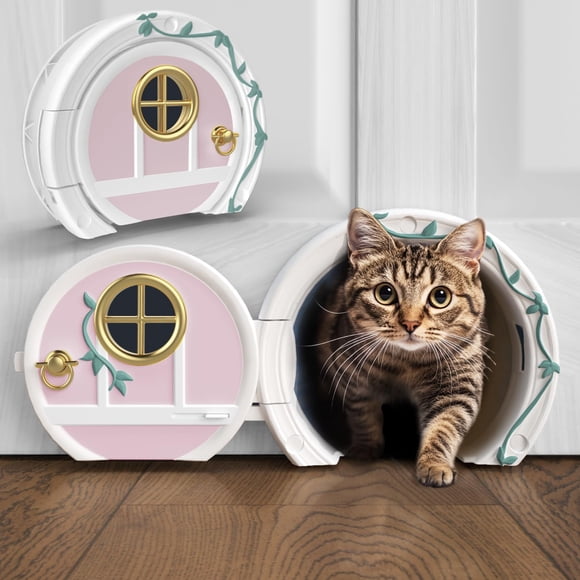 Puerta para gatos Purrfect Portal grande 9 kg bloqueable