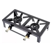 Importclick - Cocinilla Camping Cocina A Gas Fogón 2 Quemadores Portátil