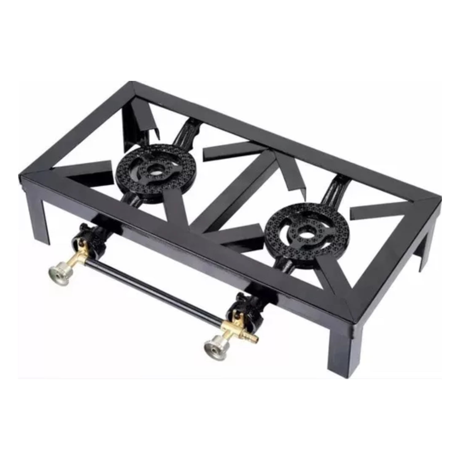 Importclick - Cocinilla Camping Cocina A Gas Fogón 2 Quemadores Portátil