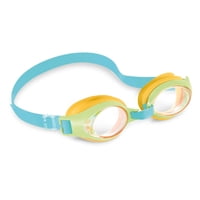 Lentes De Natación Kids Intex Aqua Flow 3-8 Años, Verde