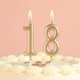 thumbnail image 3 of Velas Numerales 0‑9 ARTISAN CAKE con Brillo 11 cm, 3 of 5