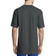 thumbnail image 4 of Camiseta Hanes Beefy de manga corta para hombre Charcoal Heather, 4 of 7