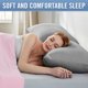 thumbnail image 5 of Almohada Piwaal Queen Size Paquete de 4 Gris Suave y Firme, 5 of 6