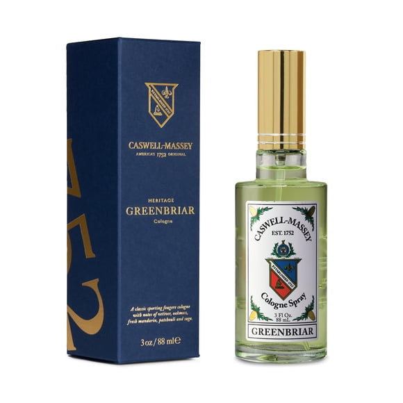 Gorra Cologne Caswell-Massey Greenbriar Gold para hombre, 90 ml