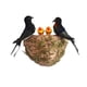 thumbnail image 1 of Nido de golondrina simulado, Nido de Pájaro Artificial, patio, escultura de pájaros hecha a mano, artesanías, bonsái, Nido de Pájaros de Pascua , pararse, 1 of 5