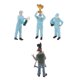 thumbnail image 2 of 1:64 Race Medal Race Car Driver Figuras Escenario Set Para Tomy Siku Azul, 2 of 5