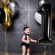 thumbnail image 5 of Globos de aluminio negros, decoraciones digitales para fiestas de cumpleaños, globos digitales, 5 of 6