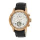 thumbnail image 1 of Reloj HERITOR Hannibal Semi-Skeleton para hombre, piel negra, 1 of 4