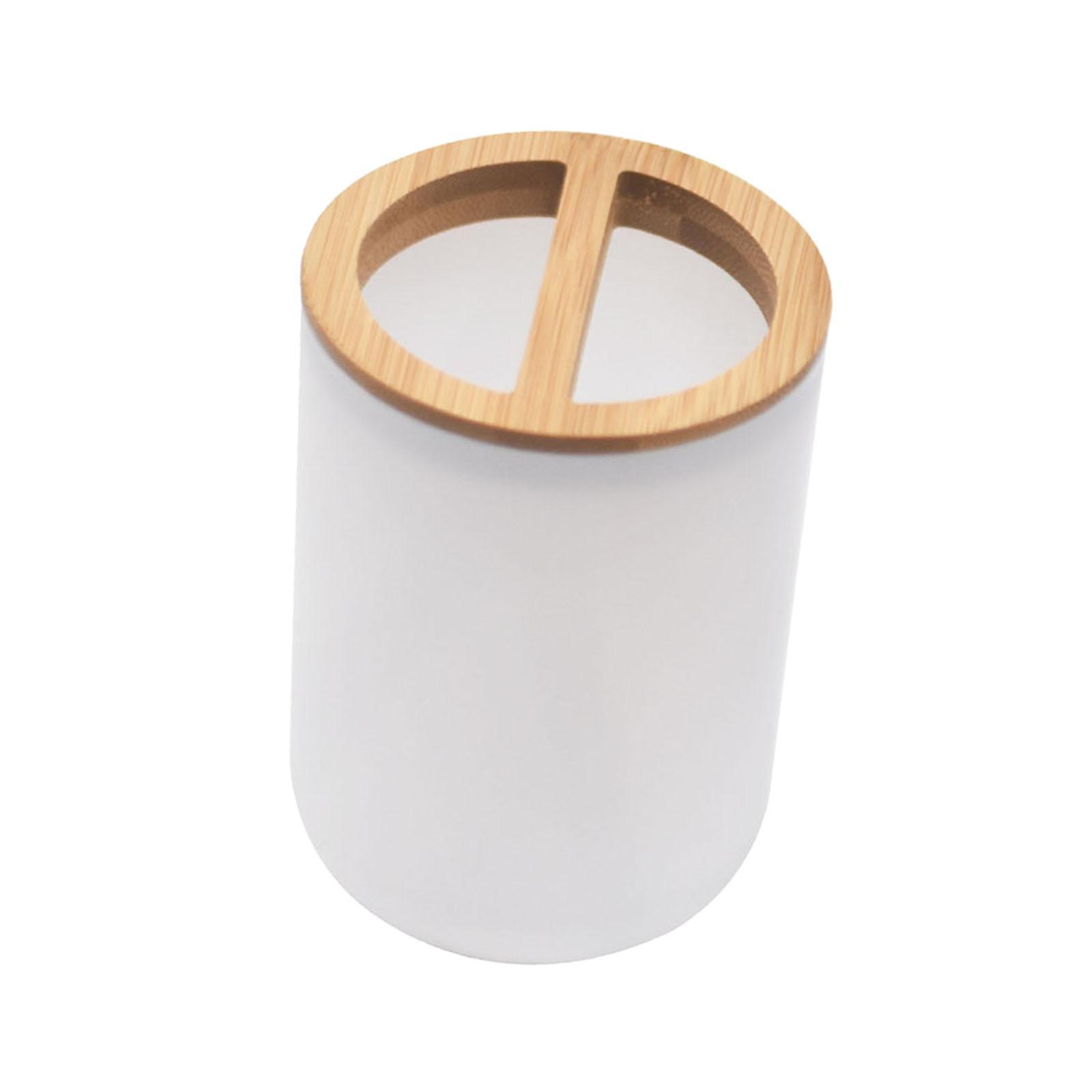 Magideal - Accesorios De Baño Dispensador De Bomba De Loción Para Baño De Hotel Artículos De Tocador Para Encimera Jabonera De Fácil Limpieza Organizador De Enci Porta Cepillo De Dientes