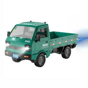 Fliperex - Camion 3/4 De Carga A Control Remoto Escala 1:16 Con Cajas Verde