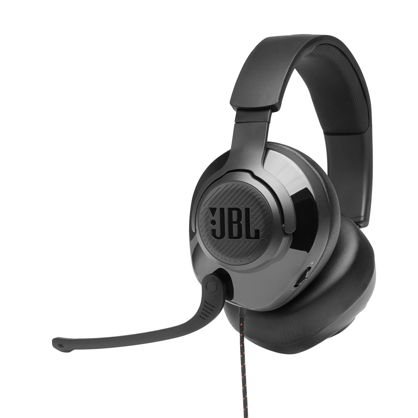 Auriculares Supraaurales Para Juegos Jbl Quantum 200 Con Cable Y Micrófono Negros