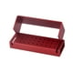 thumbnail image 1 of Soporte Para Fresas De 30 Agujeros, Esterilizable En Autoclave Con Tapa Abierta, Organizador De Fresas Resistente, Color Rojo, 1 of 3