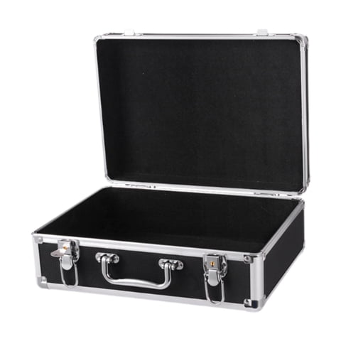 Magideal - Caja De Almacenamiento De Equipo De Estuche De Transporte De Carcasa Dura, Maletín, Caja De Almacenamiento De Archivos, Equipo De Seguridad, Caja De Estilo A