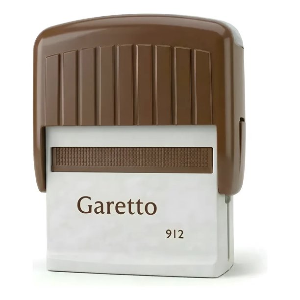 Timbre Sello Garetto 912 Automático Personalizado 19x46mm