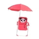 thumbnail image 3 of Sillas De Playa Para Ni?os Con Sombrilla, Silla De Camping Para Parque, Tienda De Campa?a Para Pesca, Patio Trasero, Color Rojo, 3 of 5