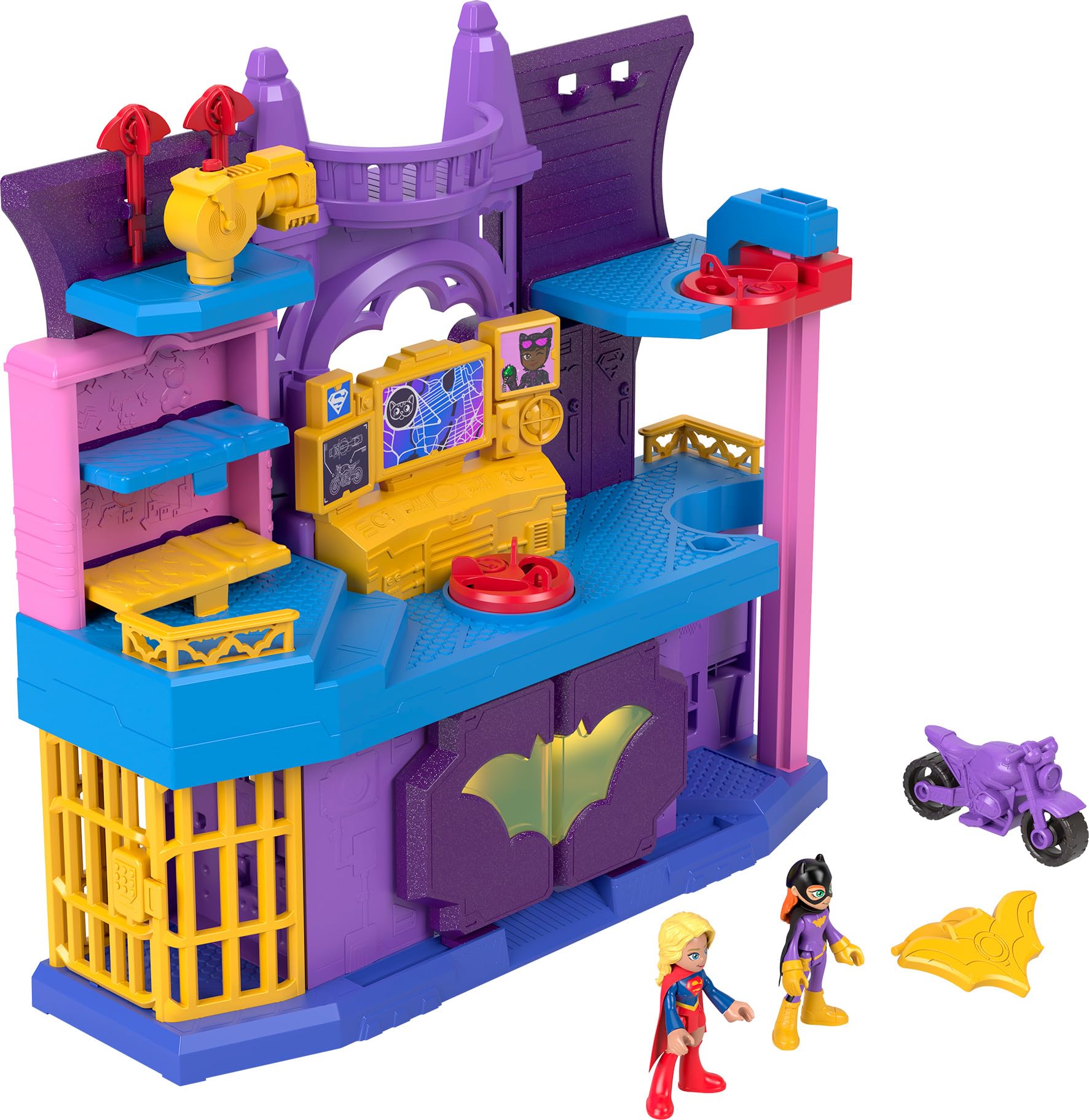Set De Juego Fisher-Price Imaginext Dc Super Friends Batgirl 3+