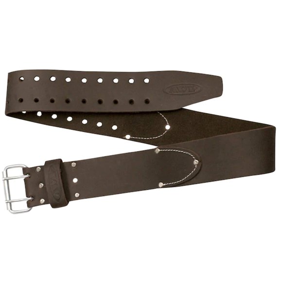 Hebilla enrollable Work Belt AWP 3 de piel bronceada con doble punta