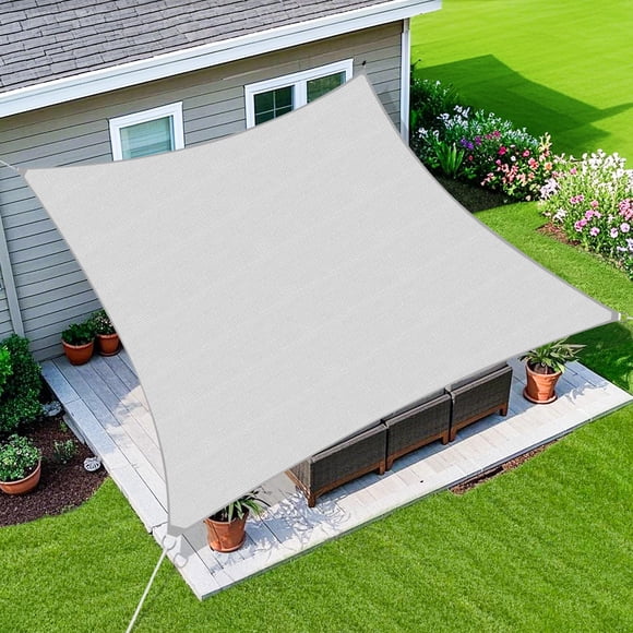 Vela De Sombra 4 9 X 4 9 M Con Borde Curvo Y Bloqueo Uv