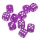 thumbnail image 1 of Paquete De 10 Dados Acrílicos D6 De Seis Caras Para Accesorios De Juegos De Mesa D&D TRPG, 1 of 4
