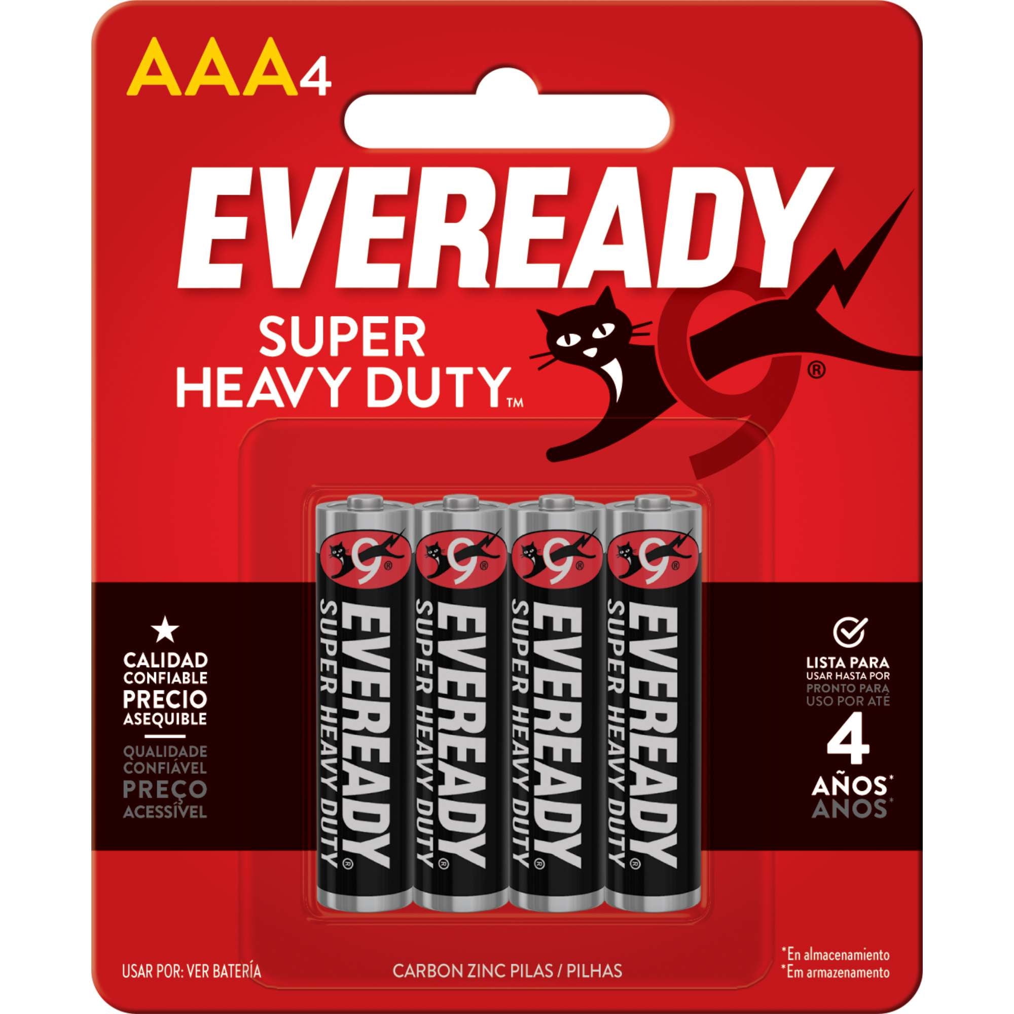 Pilas Super Heavy Duty Aaa, 4 Un - Lider - $2.290