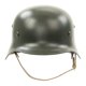 thumbnail image 5 of Casco IMA Réplica M35 de la Segunda Guerra Mundial, Acero Liso Gris‑Verde, 5 of 8