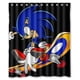 thumbnail image 1 of Cortina de ducha Sonic the Hedgehog, juego de cortina de baño con ganchos, tamaño 60 x 72 pulgadas, 1 of 3