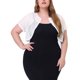 thumbnail image 1 of Agnes Orinda Mujeres Tallas Grandes Encogimientos de Encaje Elegantes Mangas Cortas Transparentes Bolero Floral Tops Cárdigan 4X Blanco, 1 of 7