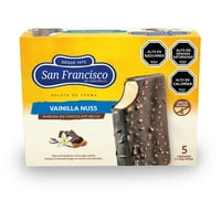 Helado Paleta Vainilla Nuss Caja 400 G San Francisco