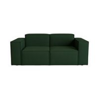 Diseños Valestrini - Sofa Aura Dos Cuerpos Lino Verde