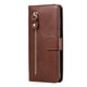 thumbnail image 5 of Funda con Cremallera para Motorola MOTO G9 Play, Carcasa Cartera de Cuero PU con Soporte y Tarjetero, 5 of 5