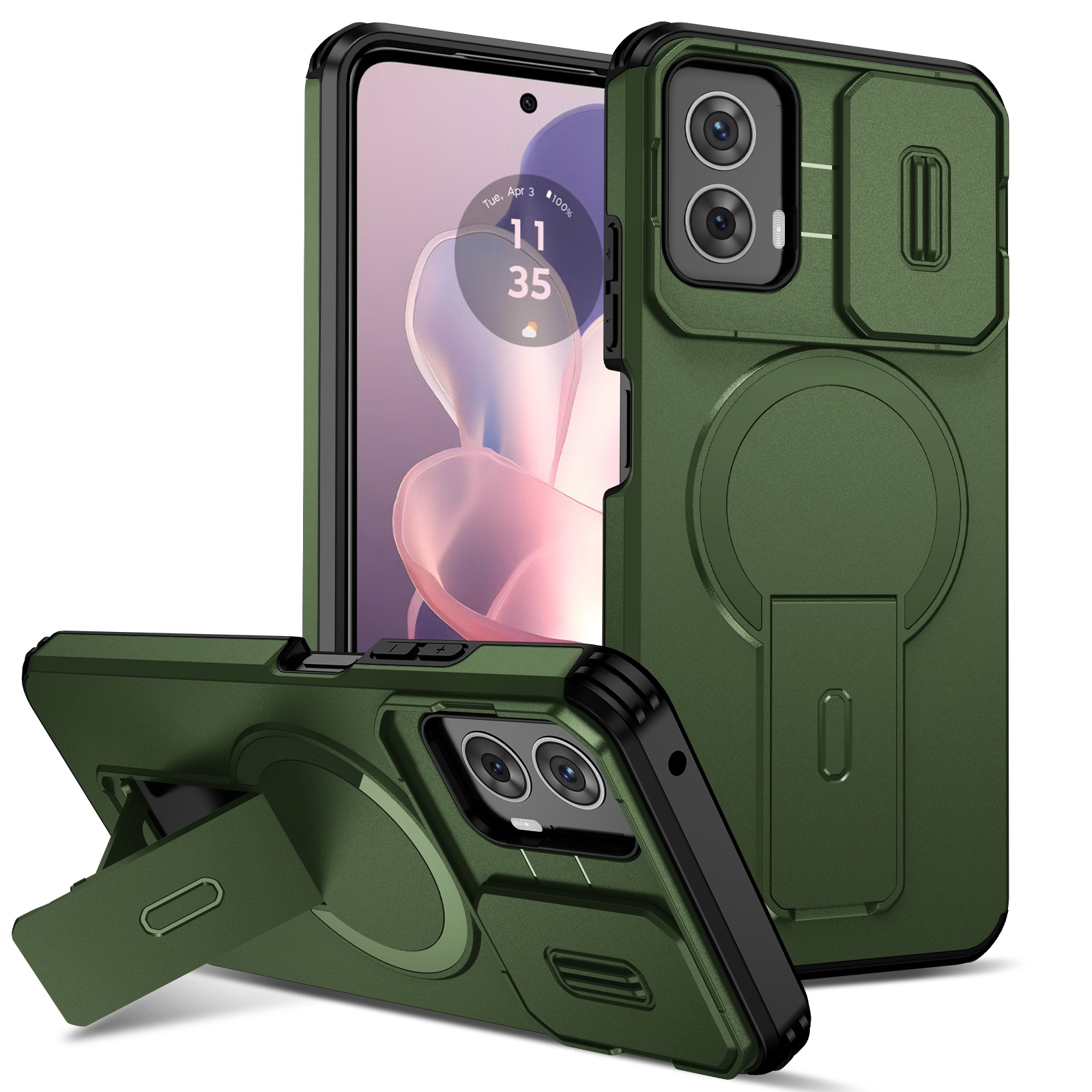 Funda Foxdock Para Motorola G Power 5G 2024 – Magnética Antigolpes Con Soporte Y Protección Doble