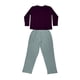 thumbnail image 1 of Pijama Hombre Algodón Solid Burdeo Gris Talla M, 1 of 2