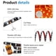 thumbnail image 3 of Tira de luces LED ALITOVE, naranja, 5 m, 300 LED, impermeables, IP65, 3 of 8
