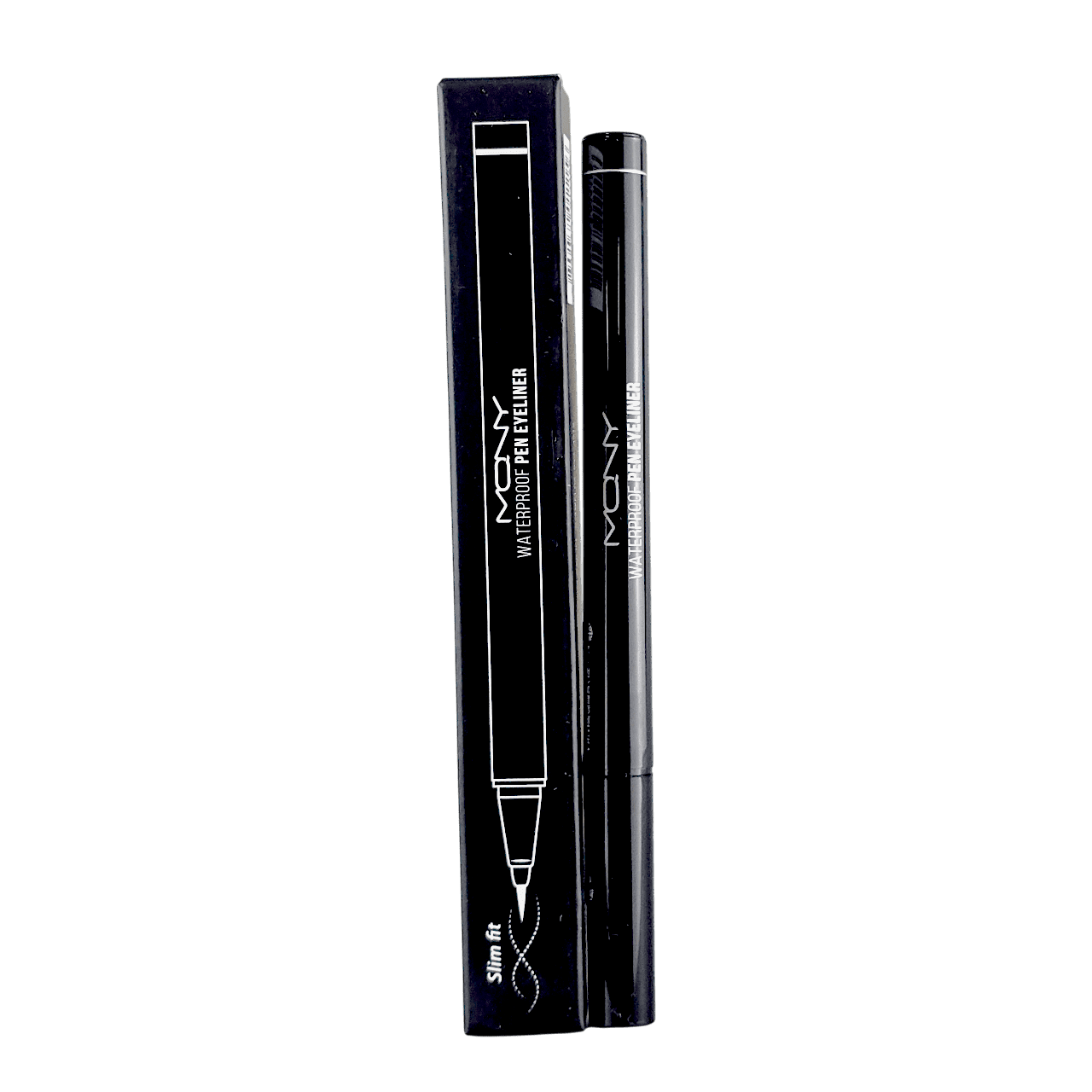 Lápiz Delineador De Ojos Macqueen Mqny, Resistente Al Agua, Color Negro Oscuro, 11 Ml