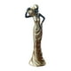thumbnail image 5 of Escultura africana, estatua Tribal de señora, adorno de mesa, figura de mujer para dormitorio, escritorio, entrada, estantería, regalo de inauguración Estilo A, 5 of 5