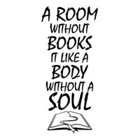 Rienda Libre Graphics - Decomural A Room Without Books Reading Ws-35743