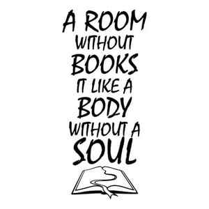 Rienda Libre Graphics - Decomural A Room Without Books Reading Ws-35743