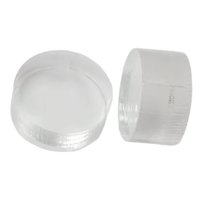 Ioensy - 2 Piezas De Punta De Taco De Billar Transparente Para Salto Y Rotura, Accesorios De Repuesto Ligeros Y Transparentes