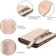 thumbnail image 5 of Cartera Mujer Pequeño Con Rfid Bloquea, Mini Monedero Bifold Para Tarjetas, Billetera De Piel Plegable Con Bolsillo, Tarjetero Minimalista Con Ventana De Identificación Para Chica Mujer, 5 of 6