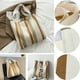 thumbnail image 3 of Bolsa de algodón con asas largas, bolsa de tela, bolso de hombro, 3 of 7