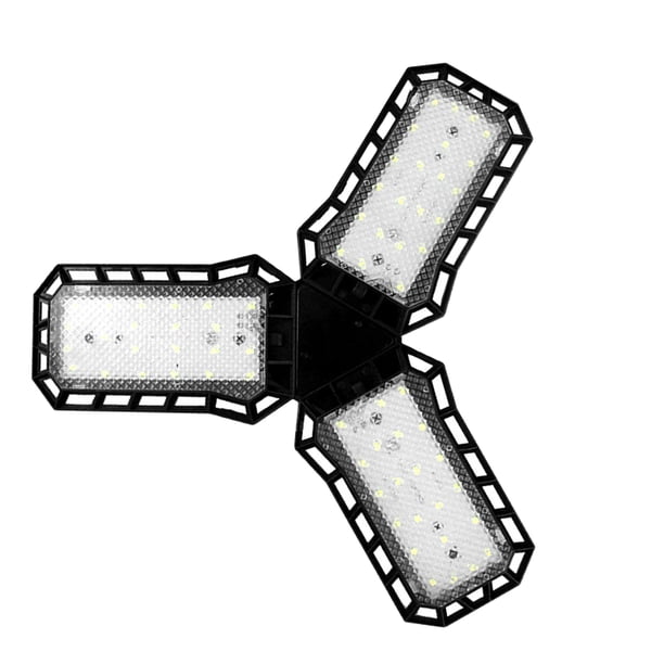 Bombilla LED de cultivo con luces plegables de espectro completo para plantas de interior, hortalizas, invernaderos y cultivo hidropónico. Lámpara de cultivo con lente protectora | Casquillo E26/E27