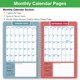 thumbnail image 5 of Planificador Global Datebooks 14x22 cm 2026‑2027 Arcoíris, 5 of 8
