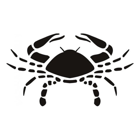 Rienda Libre Graphics - Decomural Cancer Crab Zodiac Star Sign Ws-17225