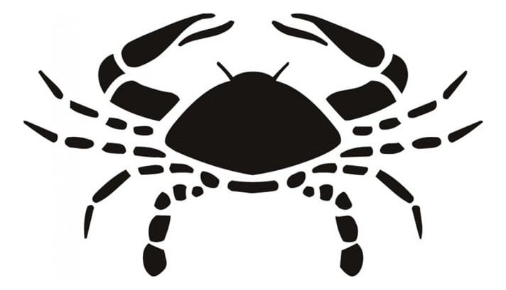 Rienda Libre Graphics - Decomural Cancer Crab Zodiac Star Sign Ws-17225