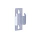 thumbnail image 1 of Soporte para barra de cortina Kenney Silver Lockseam, doble, 1 of 2
