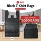 thumbnail image 2 of Bolsas De Plástico Para Camisetas Paquete De 1050 Unidades Negras Con Asas De 11 5 X 6 5 X 21, 2 of 7